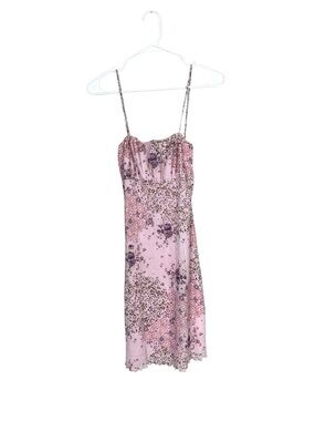 Vtg Y2K floral babydoll dress size small fairy whimsical